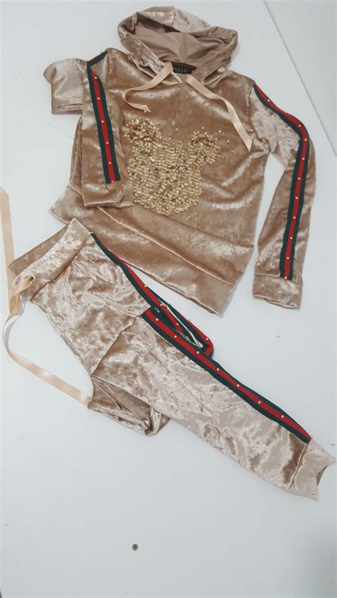 cheap gucci joggers|crushed velvet gucci tracksuit.